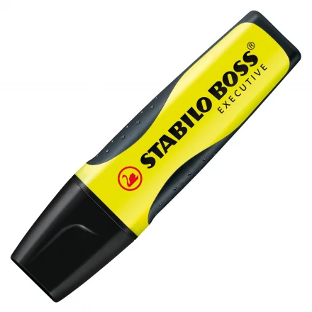 Stabilo Boss Executive Marcador Fluorescente - Zona de Agarre - Trazo entre 2 y 5mm - Recargable - T