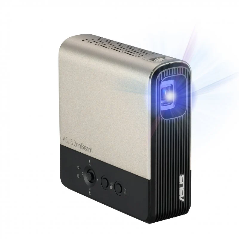 Asus ZenBeam E2 Mini Proyector Portatil LED WVGA ANSI DLP 300 Lumenes - Altavoces 5W - WiFi, HDMI, U