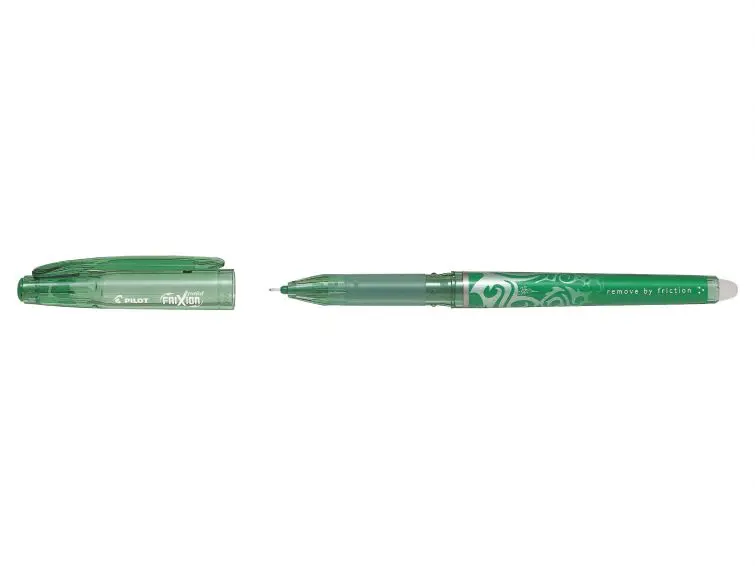 Pilot Boligrafo de gel borrable Frixion Point - Punta fina de aguja 0.5mm - Trazo 0.25mm - Grip ergo