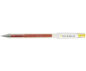 Pilot Boligrafo de Gel G-Tec C4 - Extra Fino - Recargable - Punta de Bola 0.4mm - Trazo 0.2mm - Colo