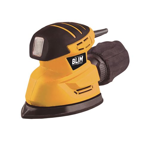 Blim Lijadora Orbital Tipo Mouse 130W - Velocidad Variable 0-15000rpm - Sistema Extraccion Polvo - I