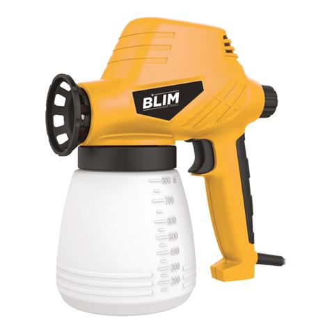 Blim Pistola para Pintar Electrica 120W - Deposito 800ml - Boquilla de 0,8mm - Maxima Viscosidad 80 