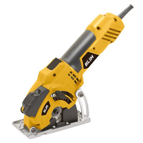 Blim Mini Sierra Circular 85mm - Potencia 500W - Velocidad 7000rpm - Capacidad de Corte 0-25mm - Inc
