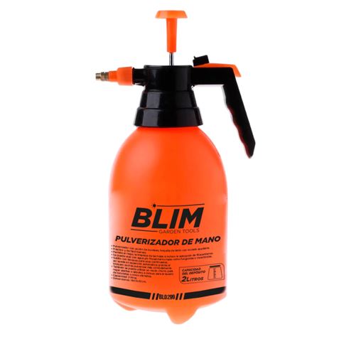Blim Pulverizador de Mano 2L - Boquilla de Laton - Uso con Agua y/o Fitosanitarios - Gatillo con Blo