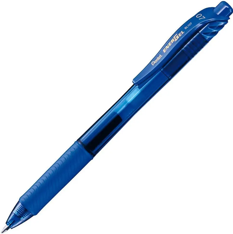 Pentel Energel X Boligrafo de Bola Retractil - Punta 0.7mm - Trazo 0.35mm - Tinta Gel - Recargable -