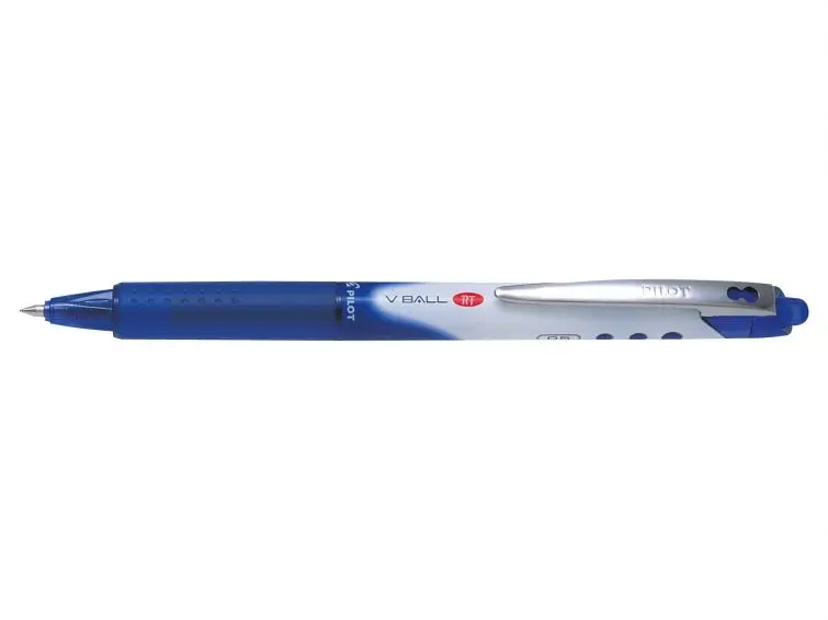 Pilot Boligrafo de Tinta Liquida V Ball RT 07 - Retractil - Punta de Bola Conica 0.5mm - Trazo 0.25m