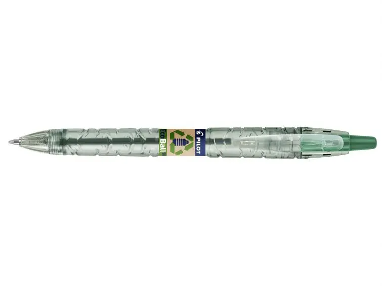 Pilot Boligrafo de Bola Retractil B2P Ecoball BeGreen - Punta Redonda 1mm - Trazo 0.27mm - 86,64% de