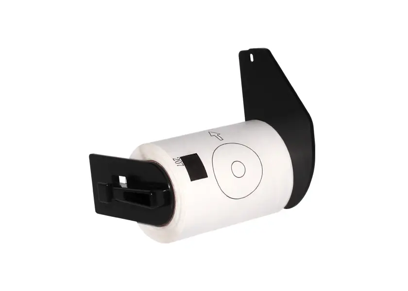 Brother DK11207 - Etiquetas Genericas Precortadas Circulares para CD/DVD - 58 mm de Diametro - 100 U