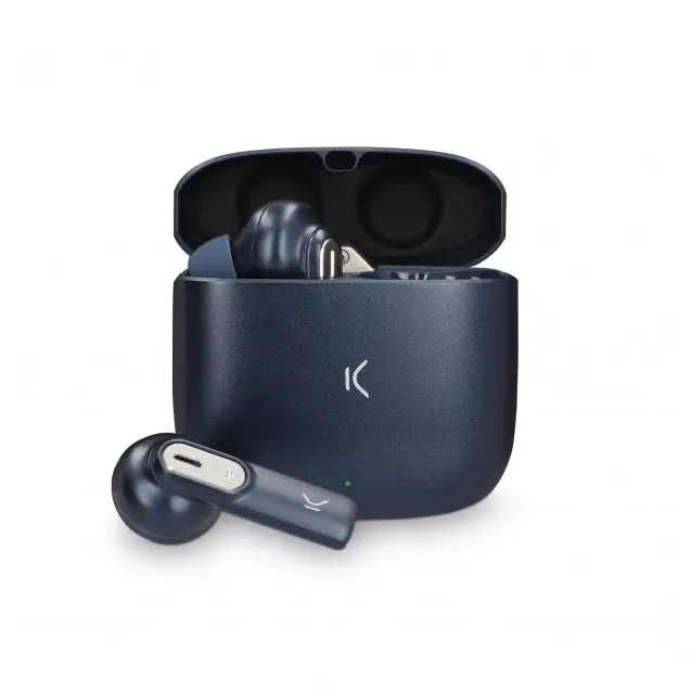 Ksix Spark Auriculares Inalambricos con Microfono Bluetooth 5.2 - Dual Mic con Cancelacion de Ruido 