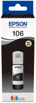 Epson 106 Negro Photo Botella de Tinta Original - C13T00R140