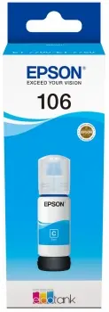 Epson 106 Cyan Botella de Tinta Original - C13T00R240