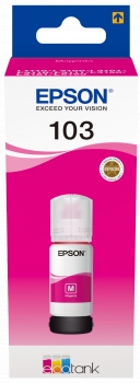 Epson 103 Magenta Botella de Tinta Original - C13T00S34A10