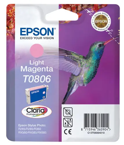 Epson T0806 Magenta Light Cartucho de Tinta Original - C13T08064011