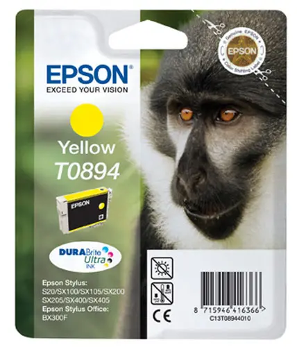 Epson T0894 Amarillo Cartucho de Tinta Original - C13T08944011
