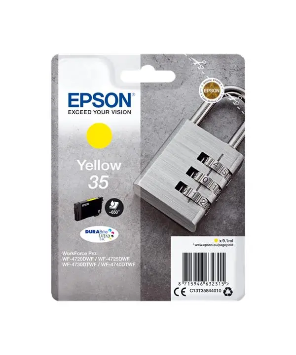 Epson T3584 (35) Amarillo Cartucho de Tinta Original - C13T35844010