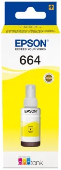 Epson T6644 Amarillo Botella de Tinta Original - C13T664440
