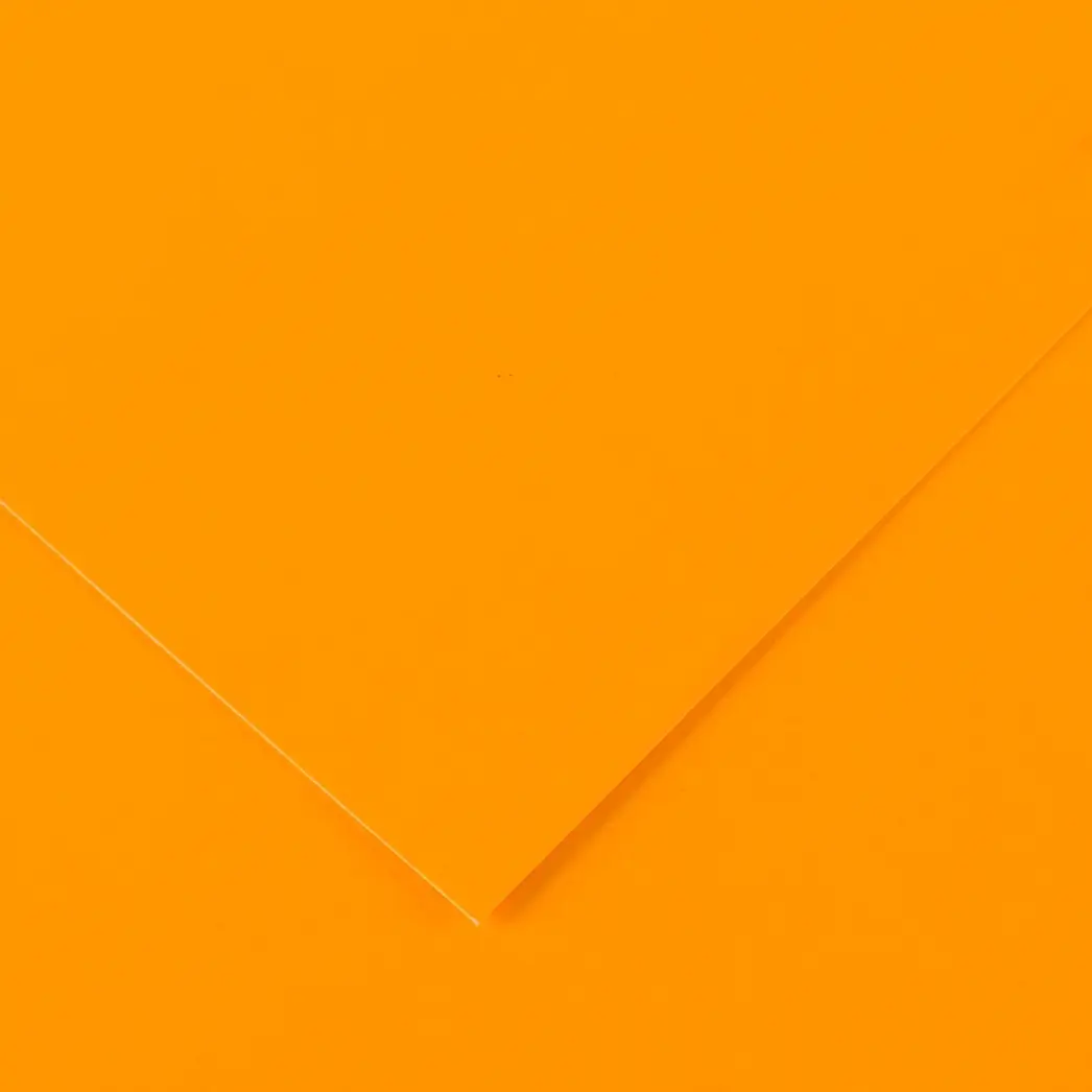 Canson Guarro Pack de 25 Cartulinas Iris A4 de 185g - 50x65cm - Color Naranja Fluo