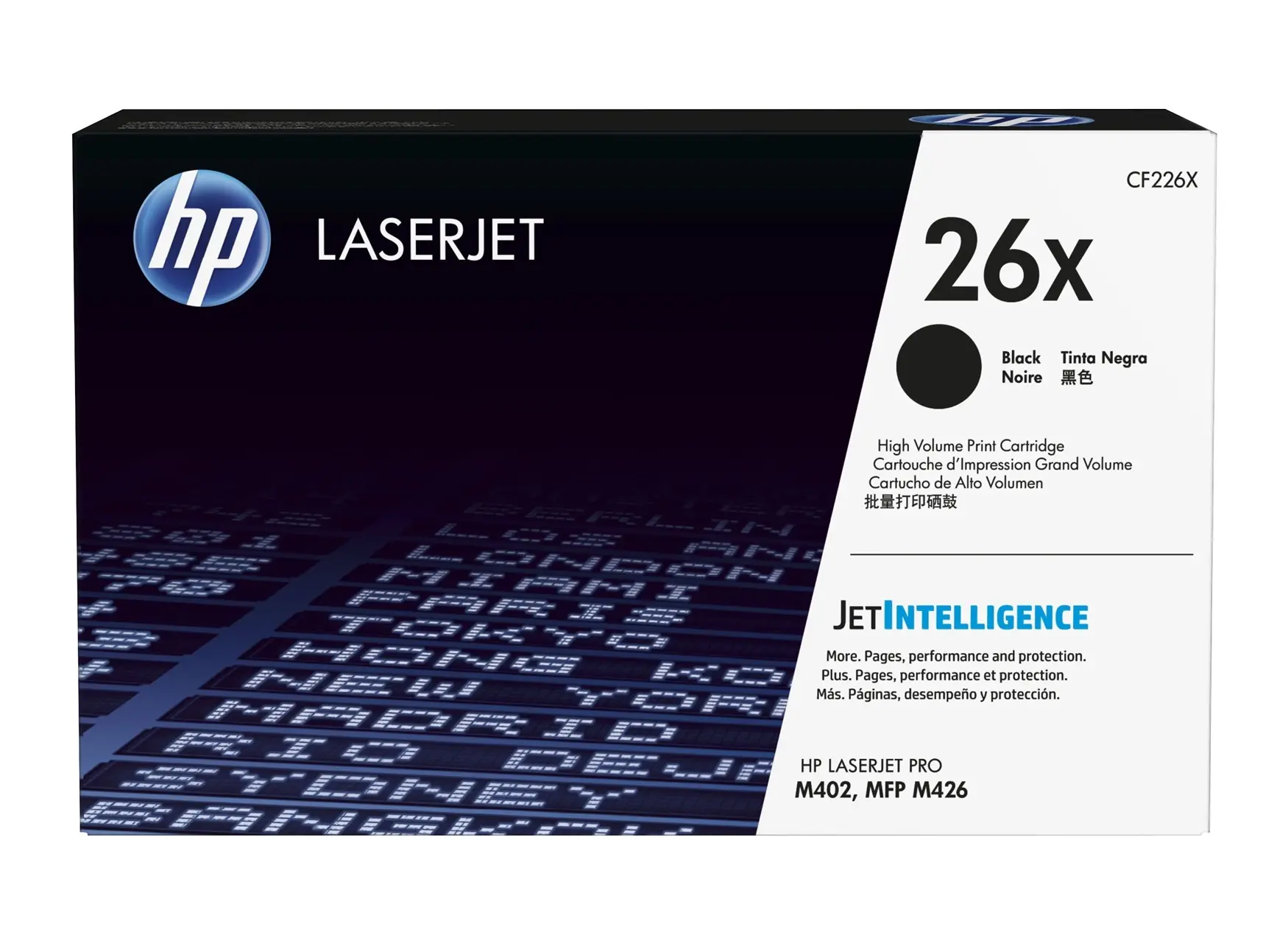 HP CF226X Negro Cartucho de Toner Original - 26X