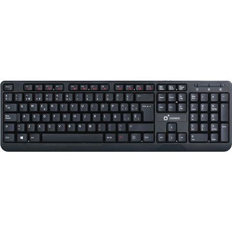 Cromad T50 Teclado Multimedia USB - Teclas FN + Multimedia - Dise�o Extrafino y Tacto Suave