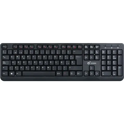 Cromad T50 Teclado Multimedia USB - Teclas FN + Multimedia - Dise�o Extrafino y Tacto Suave