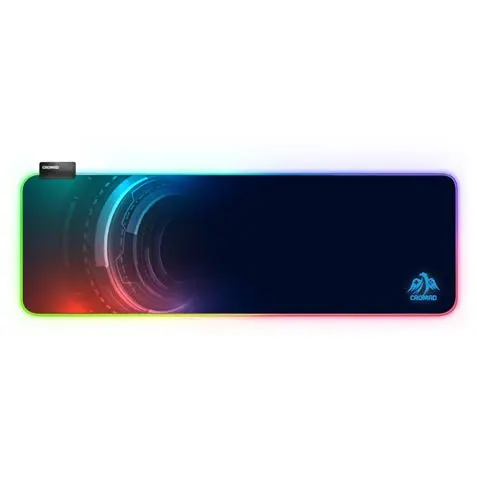 Cromad Alfombrilla Gaming Pro XXL - Iluminacion LED RGB - Bordes Reforzados - Tama�o 800x300x3mm - C