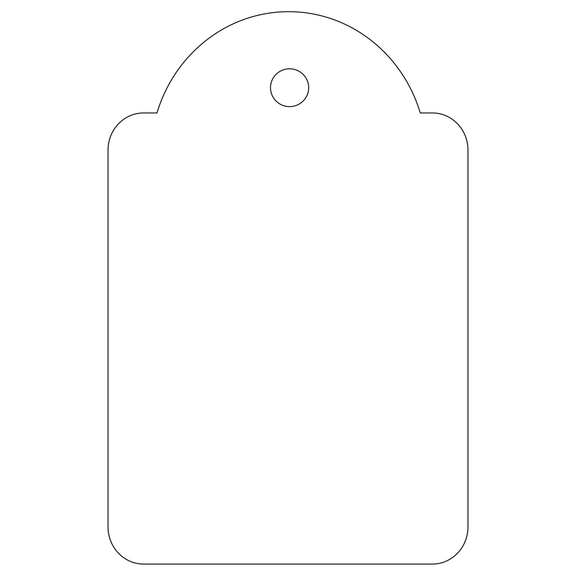 Apli Etiquetas Colgantes Blancas 28 x 43mm 100 U.