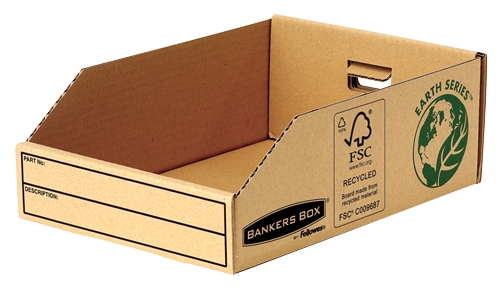 Fellowes Bankers Box Earth Bandeja de Carton 200mm - Montaje Manual - Carton Reciclado Certificacion