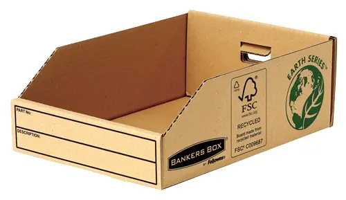 Fellowes Bankers Box Earth Bandeja de Carton 200mm - Montaje Manual - Carton Reciclado Certificacion