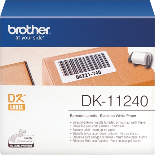 Brother DK11240 - Etiquetas Originales Precortadas Multiproposito Grandes - 102x51 mm - 600 Unidades