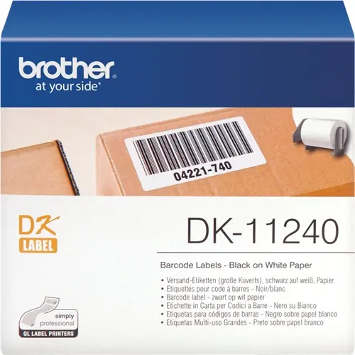 Brother DK11240 - Etiquetas Originales Precortadas Multiproposito Grandes - 102x51 mm - 600 Unidades
