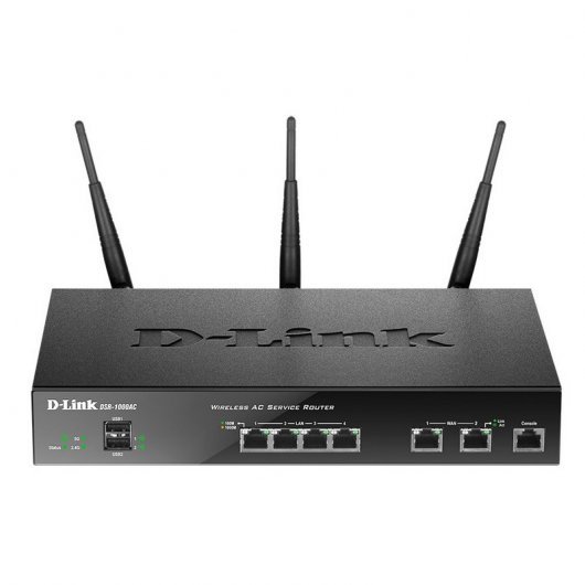 D-Link Router Profesional VPN Unificado WiFi Doble Banda - Hasta 1300Mbps - 2 Puertos LAN y 2 Puerto