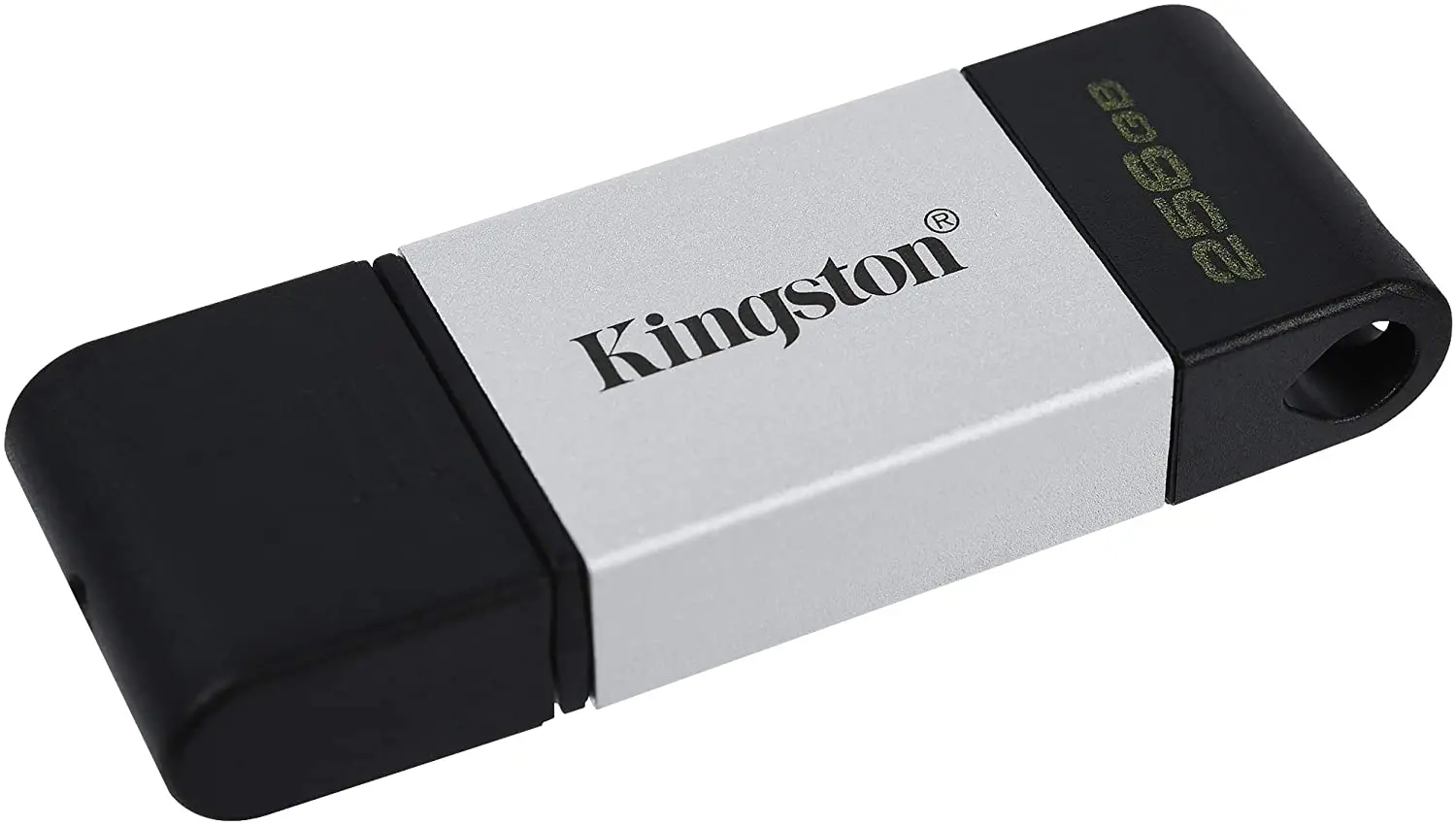 Kingston DataTraveler 80 Memoria USB Tipo C 256GB - USB-C 3.2 Gen 1 - 200 MB/s en Lectura - Con Tapa