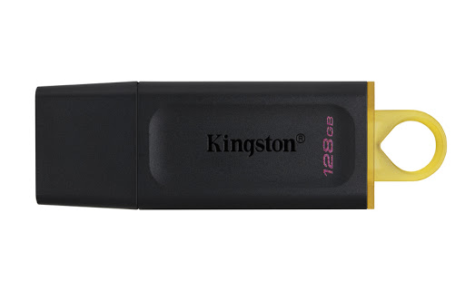Kingston DataTraveler Exodia Memoria USB 128GB - USB 3.2 Gen 1 - Con Tapa - Enganche para Llavero - 