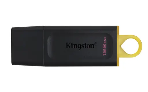 Kingston DataTraveler Exodia Memoria USB 128GB - USB 3.2 Gen 1 - Con Tapa - Enganche para Llavero - 