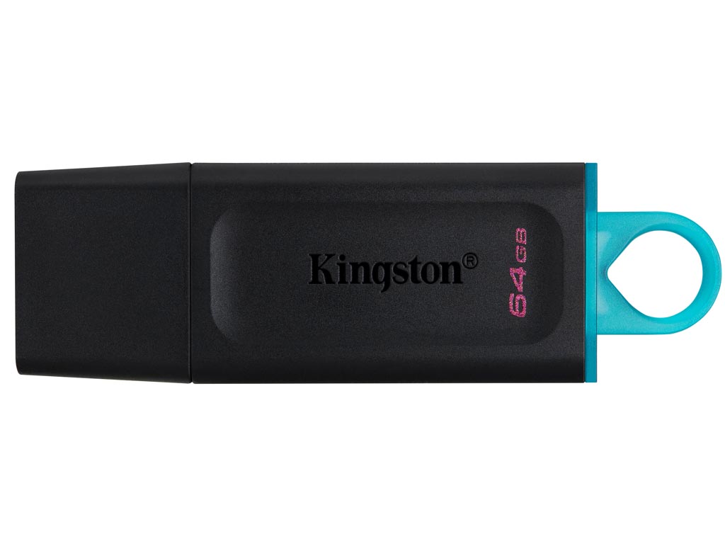 Kingston DataTraveler Exodia Memoria USB 64GB - USB 3.2 Gen 1 - Con Tapa - Enganche para Llavero - C