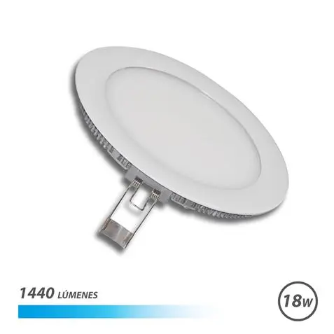 Elbat Downlight Empotrable para Techo LED 18W 1440lm - Forma Circular Ultraplano 210mm - 4000K Luz B
