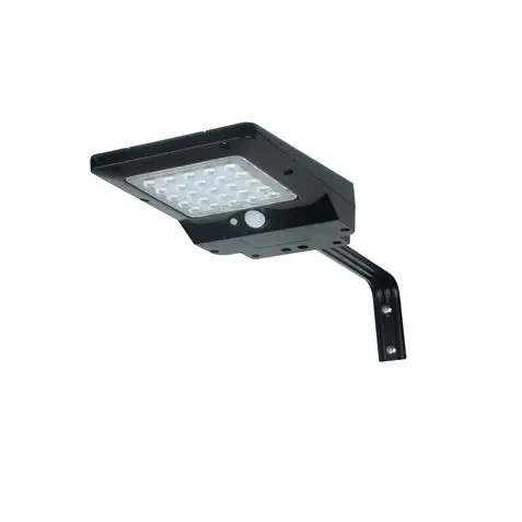 Elbat Foco Led Solar 4W - 400LM - Luz Fria 6000K - Sensor de Movimiento - Panel Solar 2.3W - Para Pa