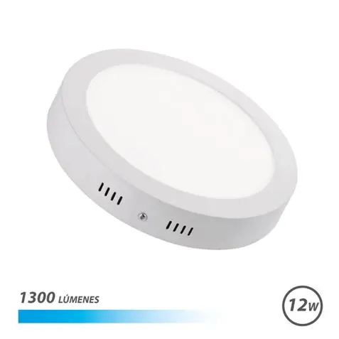 Elbat Downlight Circular Sobre Pared LED 12W 1300lm Luz Fria