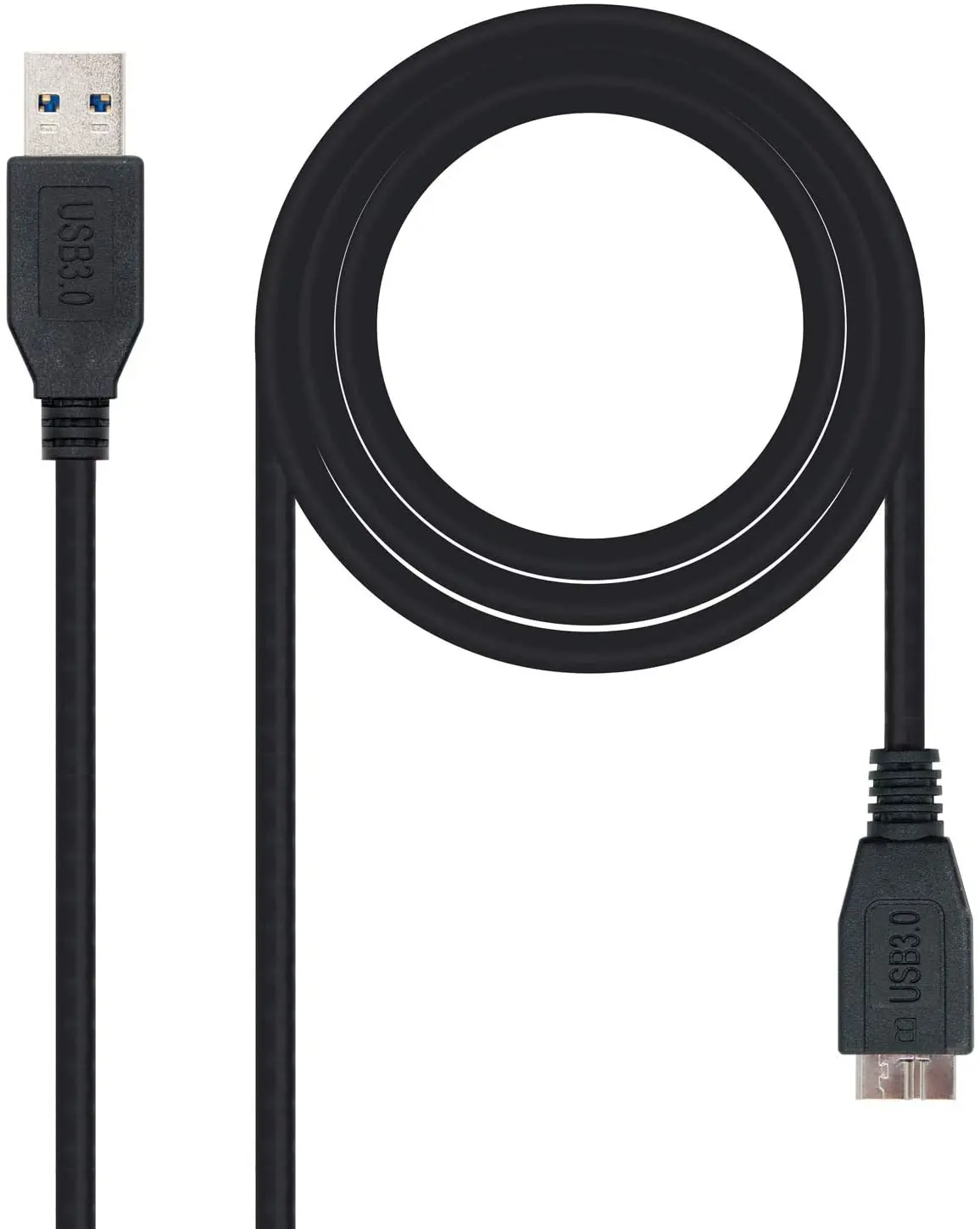 Nanocable Cable USB-A 3.0 Macho a Micro-USB 3.0 Macho 2m