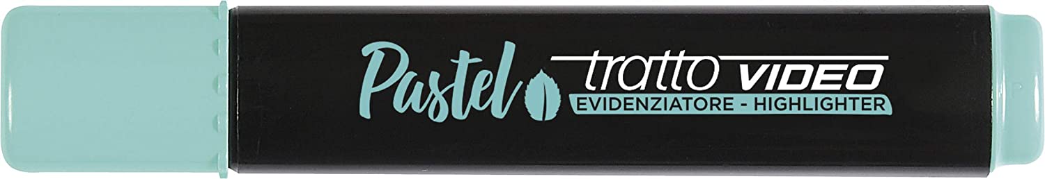 Tratto Video Pastel Marcador Fluorescente - Punta Biselada - Tinta al Agua - Secado Rapido - Color V