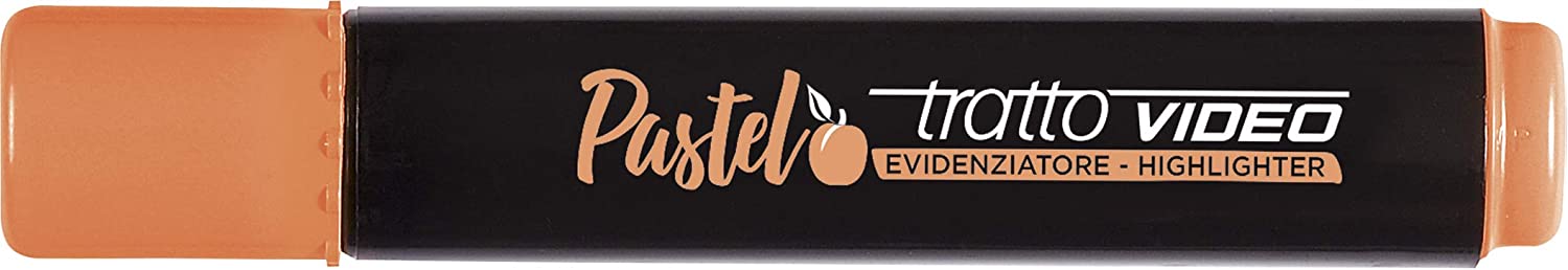 Tratto Video Pastel Marcador Fluorescente - Punta Biselada - Tinta al Agua - Secado Rapido - Color N