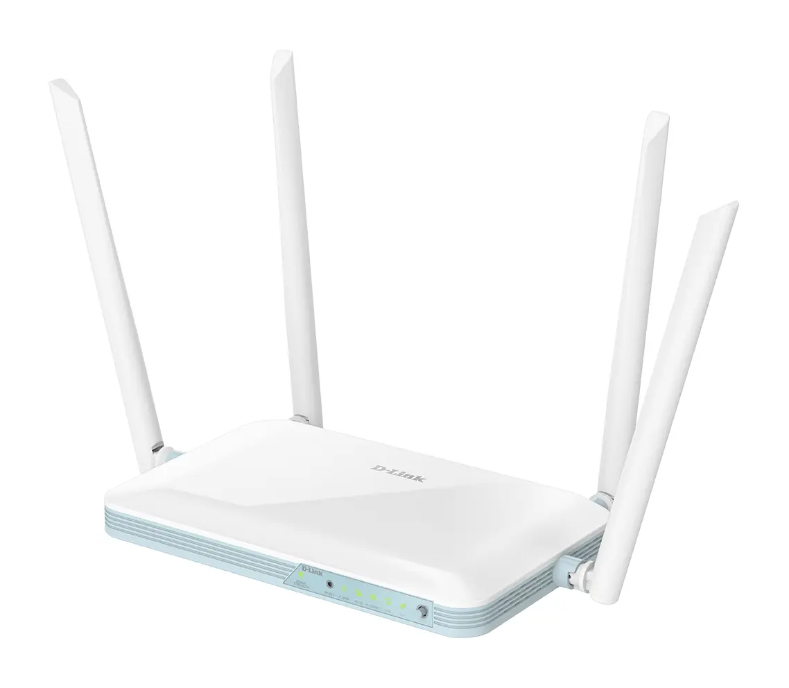 D-Link Eagle Pro AI N300 WiFi Smart Router - Hasta 300Mbps - 4 Puertos LAN 10/100Mbps y 1 Puerto WAN
