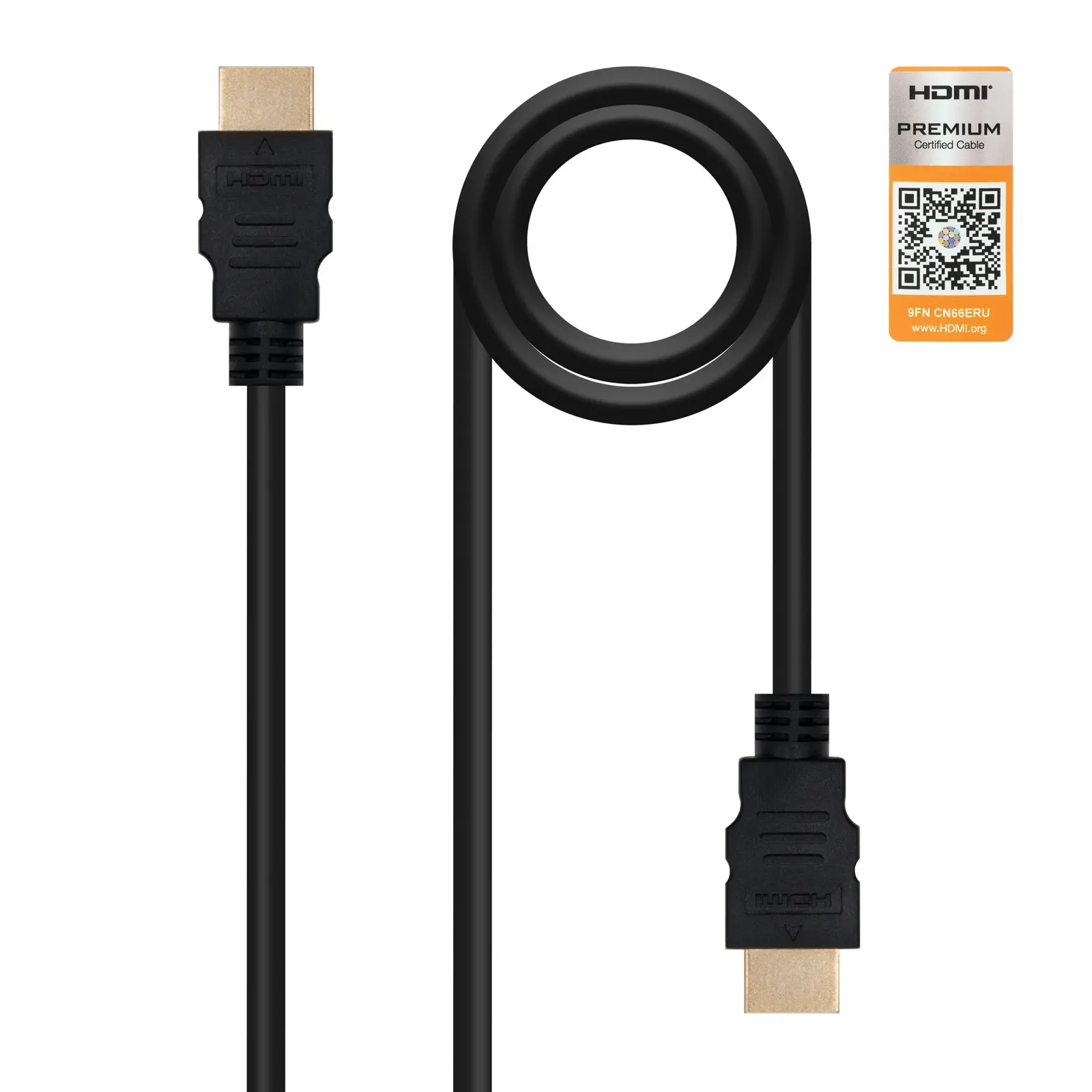 Nanocable Cable HDMI v2.0 Premiun Macho a HDMI v2.0 Premiun Macho 1m - 4K@60Hz 18Gbps - Alta Velocid
