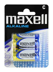 Maxell Pack de 2 Pilas Alcalinas LR14 C