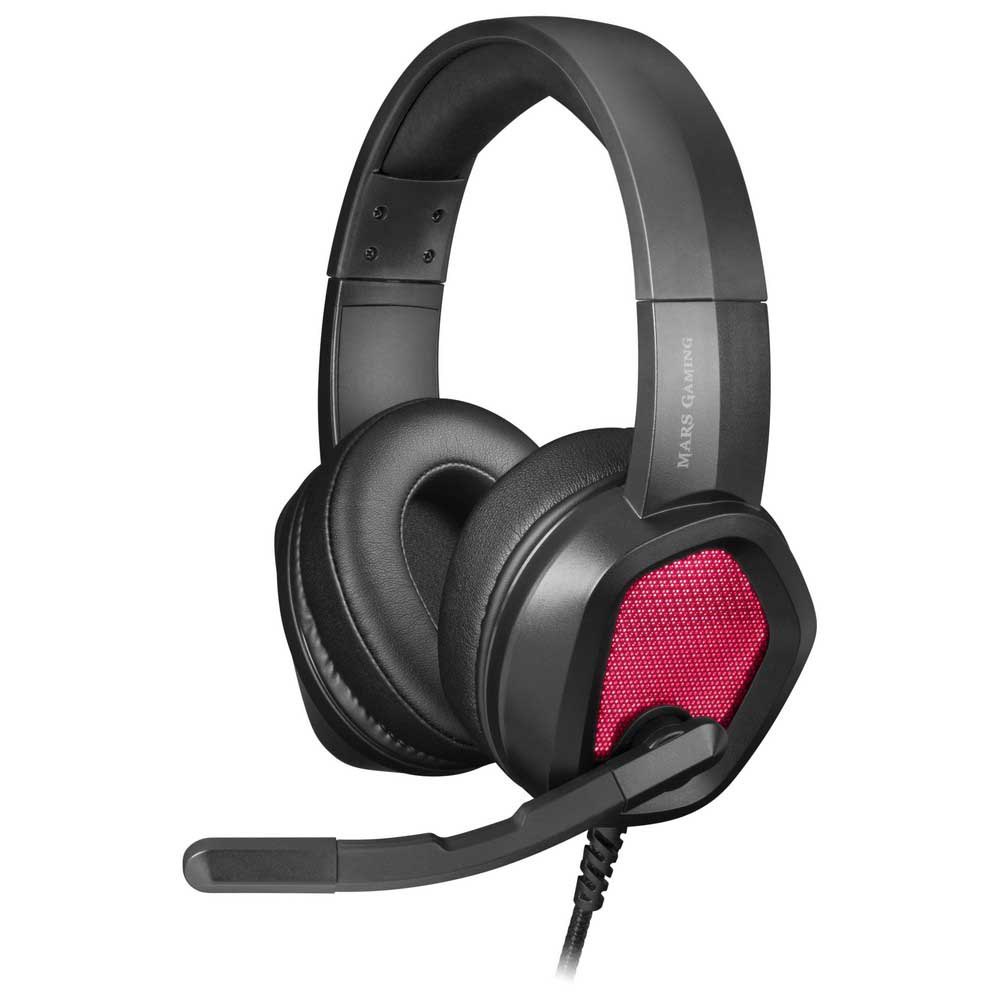 Mars Gaming MH320 Auriculares Gaming con Microfono Plegable - Iluminacion RGB - Diadema Ajustable - 