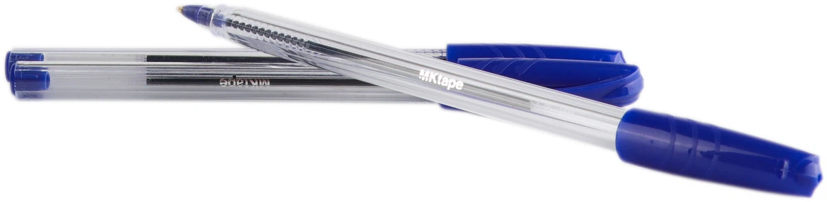 MKtape Pack de 36 Boligrafos Triangulares de Bola - Punta Redonda de 1.0mm - Escritura Suave - Color