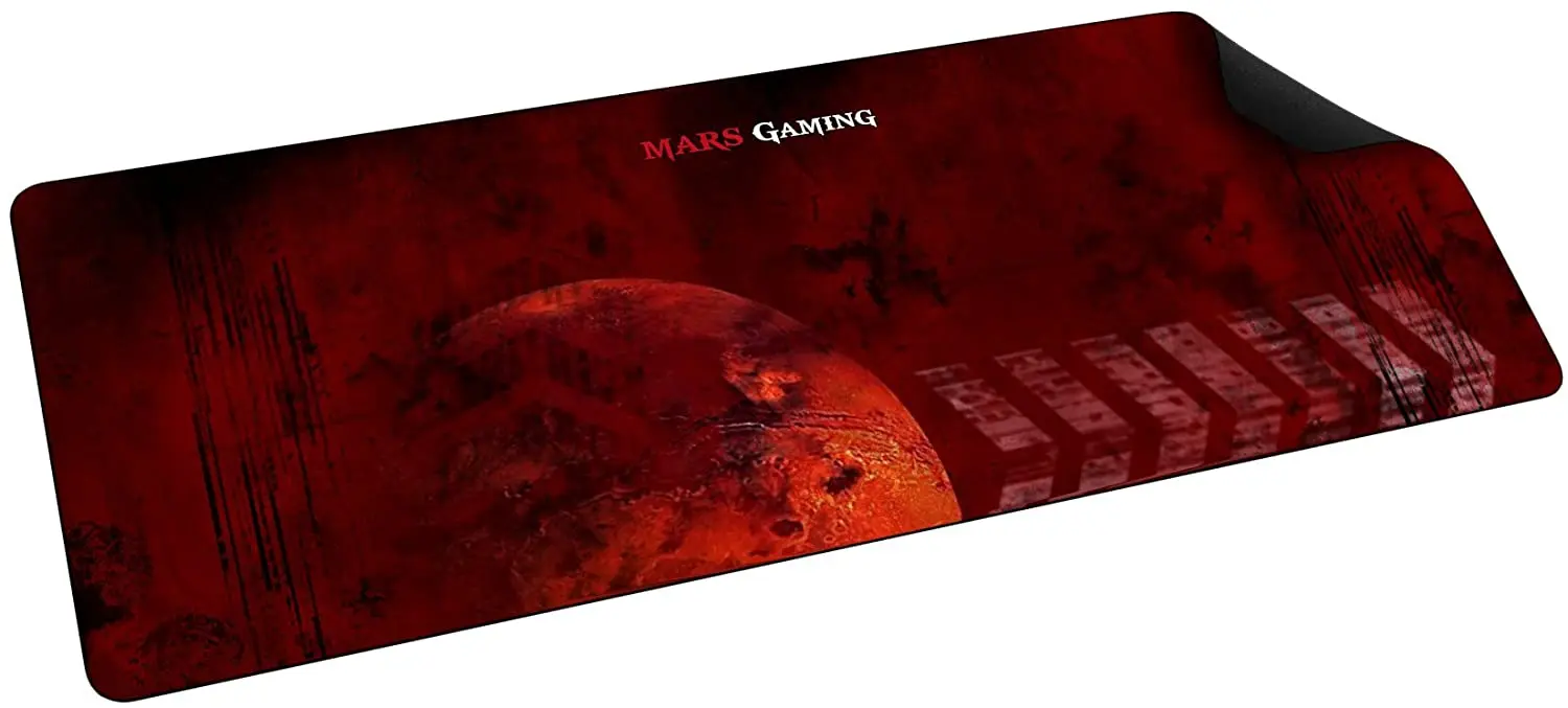 Mars Gaming MMP2 Alfombrilla Gaming XL - Bordes Reforzados - Antideslizante - Tamao 880x330x3mm