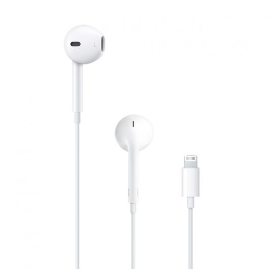 Apple EarPods Auriculares Binaurales Lightning - Microfono Integrado - Control de Volumen - Color Bl