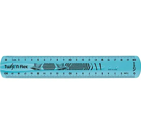 Maped Twist�n Flex Regla de 20 cm. Flexible - Irrompible - Doble Graduacion - Blister de 1 uds. - Co