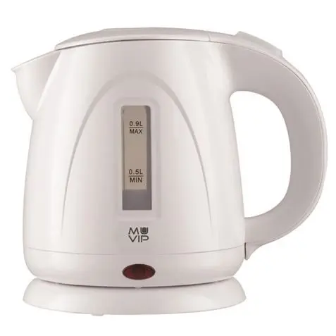 Muvip Hervidor de Agua Electrico 1300W - Capacidad 0.9L - Indicador de Nivel - Base Giratoria